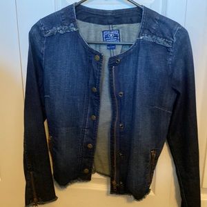 Lucky Brand blue denim jean jacket Size small